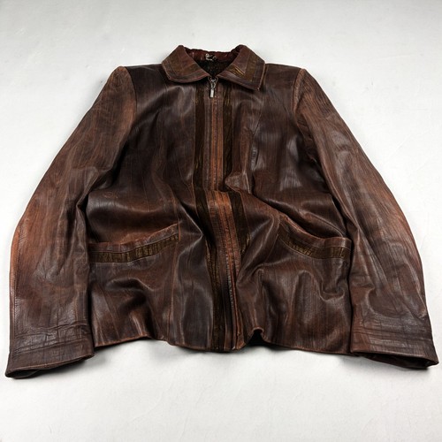 Giacca donna vintage pelle