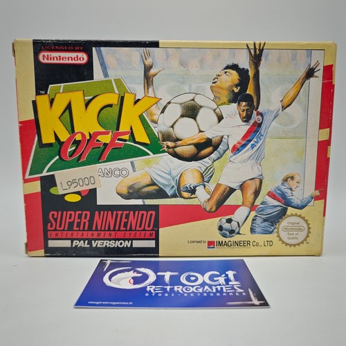 Kick off snes super - kick, nintendo