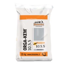 ORGA-KEM 10-5-5 Biolchim concime organo-minerale NPK 25 kg