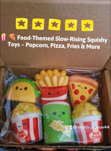 Giocattoli squishy a - 🍿🍕,