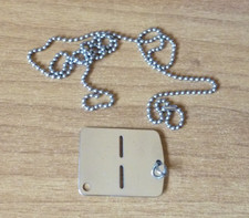 Piastrina identificazione in