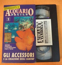 VHS film ACQUARIO FACILE 2 gli accessori creazione habitat HOBBY (F93) no dvd