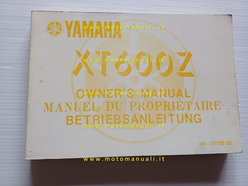 Yamaha 600 tenerè 34l - xt, z