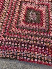 Coperta all'uncinetto fatta a