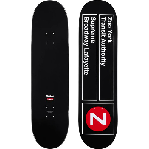 Supreme zoo york skateboard - zoo,