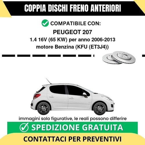 Coppia dischi freno anteriori - coppia,