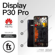 HUAWEI DISPLAY P30 PRO VOG L09 L29 ORIGINALE FRAME BLACK NERO BATTERIA TOUCH SCR