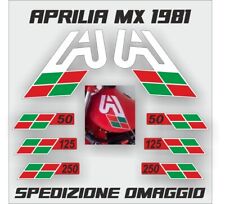Adesivi APRILIA mx 50 mx 125 mx 250 1981 in kristal