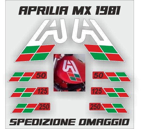 Adesivi aprilia mx 125 - aprilia,