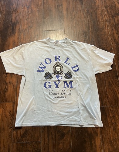 Shirt vintage world gym - world,
