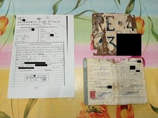 Targa RE libretto originali