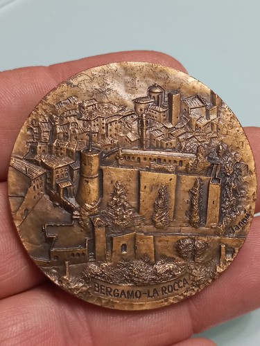 Medaglia bergamo convegno - medaglia,
