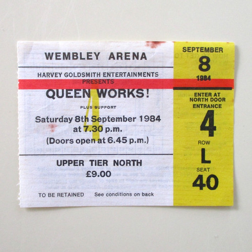 Queen 1984 wembley arena - queen, uk
