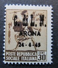 C.L.N. 1944-45 Arona Italy