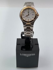 LONGINES CONQUEST SPORT WATCH MEN ACIER+GOLD 18K NEW OLD STOCK 40mm QUARTZ BLANC