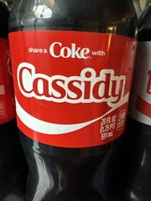 Condividi una Coca-Cola con Cassidy 2025 Regalo Personalizzato Bottiglia Coca~Cola 20 oz Cass
