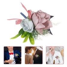 Spilla tessuto con fiore - con,