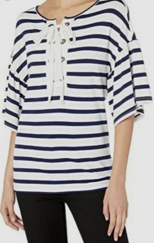 Striped nautical top with - nautical,