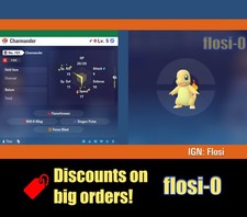 6IV Shiny Charmander Pokemon Leggende ZA (Legends Z-A)