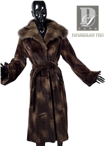Cappotto vera pelliccia di - in,