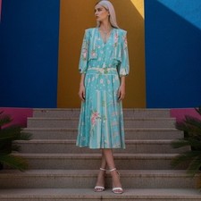 Abito midi vintage Diane Fres