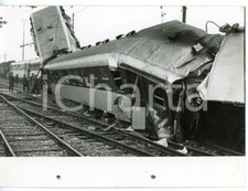 1959 STAZIONE DI SAN GIULIANO PIEMONTE Treno schiantato contro carro merci