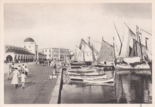 GRECIA - Rodi Rodi, Mercato e Banca d'Italia, Cartolina postale