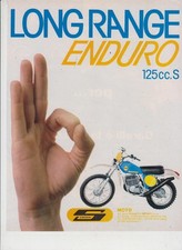 advertising Pubblicità-MOTO SIMONINI 125 LONG RANGE '76-MOTOITALIANE ENDURO