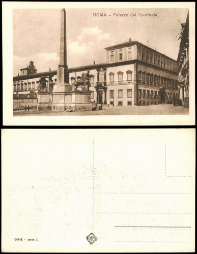 Cartolina roma palazzo - palazzo, del