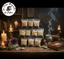 Incenso rituale kit: Erbe magiche & Resine pure per rituali magia verde Wicca