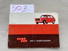 Use and maintenance booklet