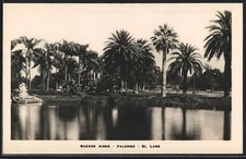 Cartolina Buenos Aires, Palermo, El Lago 
