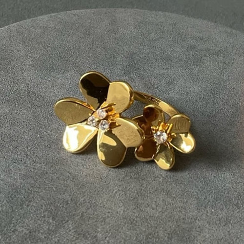 Quadrifoglio oro misura aperta - quadrifoglio,