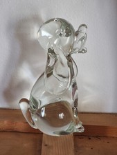 Licio Zanetti Fermacarte Scultura  In Vetro Cane