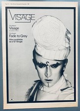 VISAGE 1980 POSTER ORIGINALE