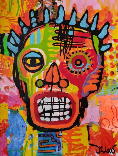 Love basquiat teschio - dr.,
