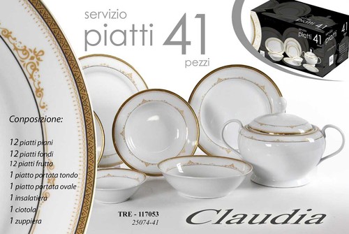 Servizio set piatti buffet