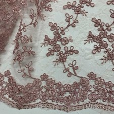 Tessuto Tulle Ricamato