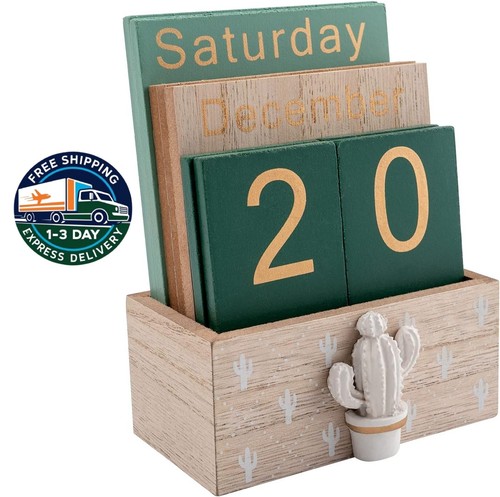 Calendario perpetuo madera - calendario, de