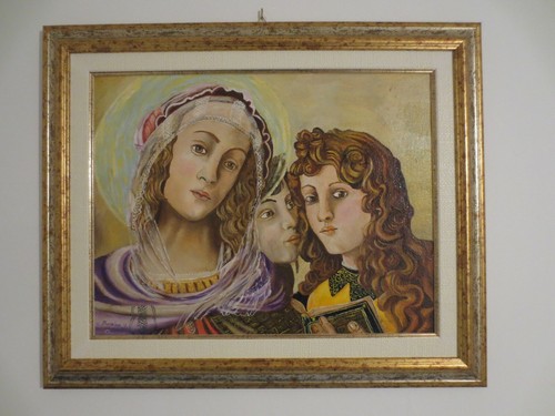 Quadro tre angeli - "i, angeli"