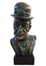 Totò Antonio de Curtis Statua Busto in Resina Dipinto a Mano in Italia