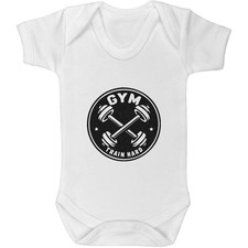 'Gym Train Hard Emblem'