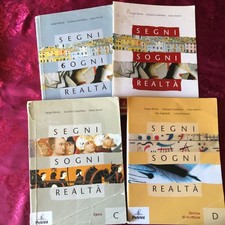 libri scolastici usati  SEGNI SOGNI REALTA' volume A - C - D  edizioni PETRINI