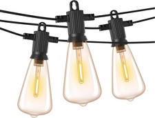 ZOTOYI Catena Luminosa Esterno LED 45M, ST38 Lampadine da Esterno GD015