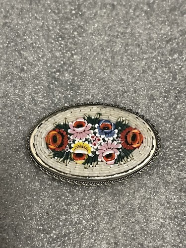 Spilla mini mosaico vintage