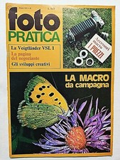 FOTO PRATICA 82 GIUGNO 1975 VOIGTLANDER VSL 1 - STAFFE FLASH MACRO - DUPLICATORE