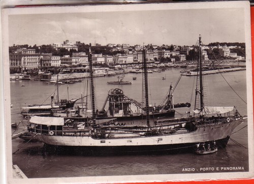 Cartolina anzio antica - cartolina,