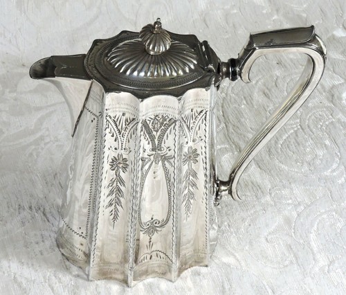 Antica caffettiera incisa - caffettiera,