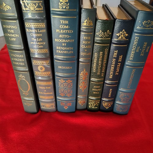 Leather bound books - leather, gryphon