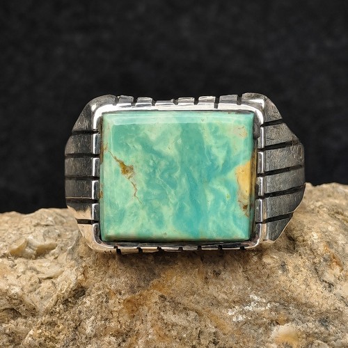 Anello uomo royston turchese - uomo,